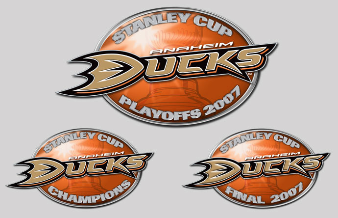 NHL Anaheim Ducks 8pk Coaster Stripe Design Set