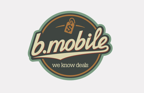 b.mobile ui app logo
