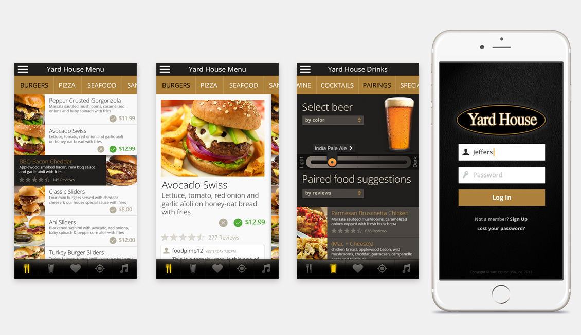 Yard House iPhone App