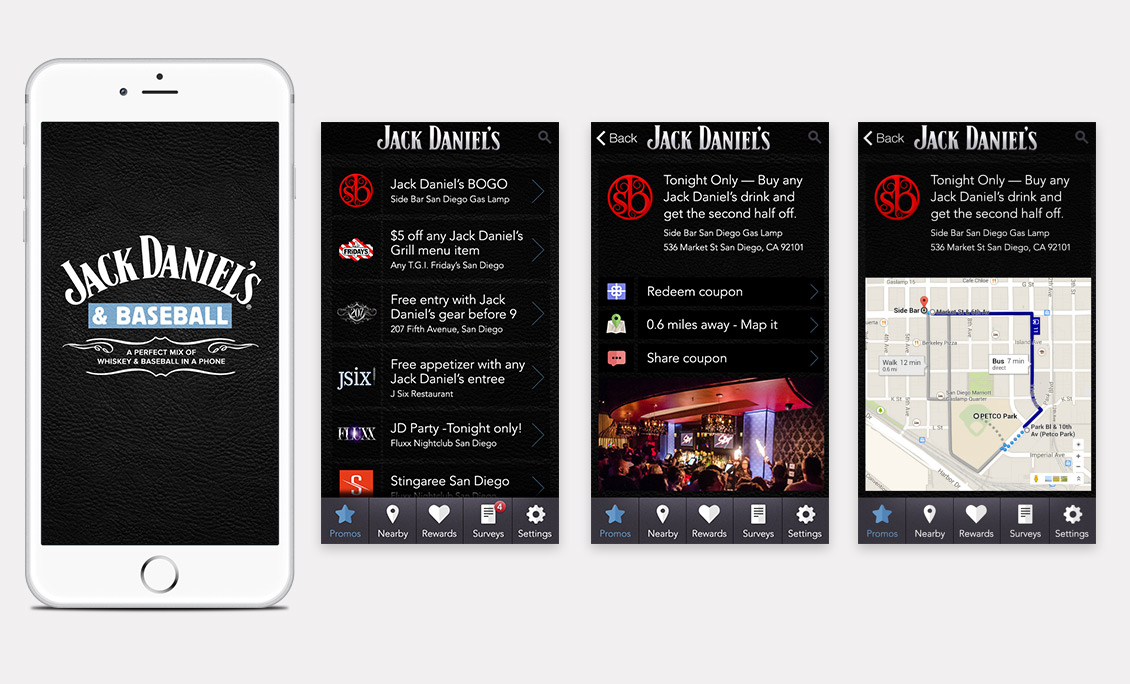 Jack Daniel's Youngs Market Baseball App