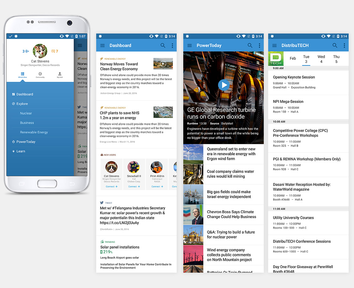 PennWell Hub Android Mobile App