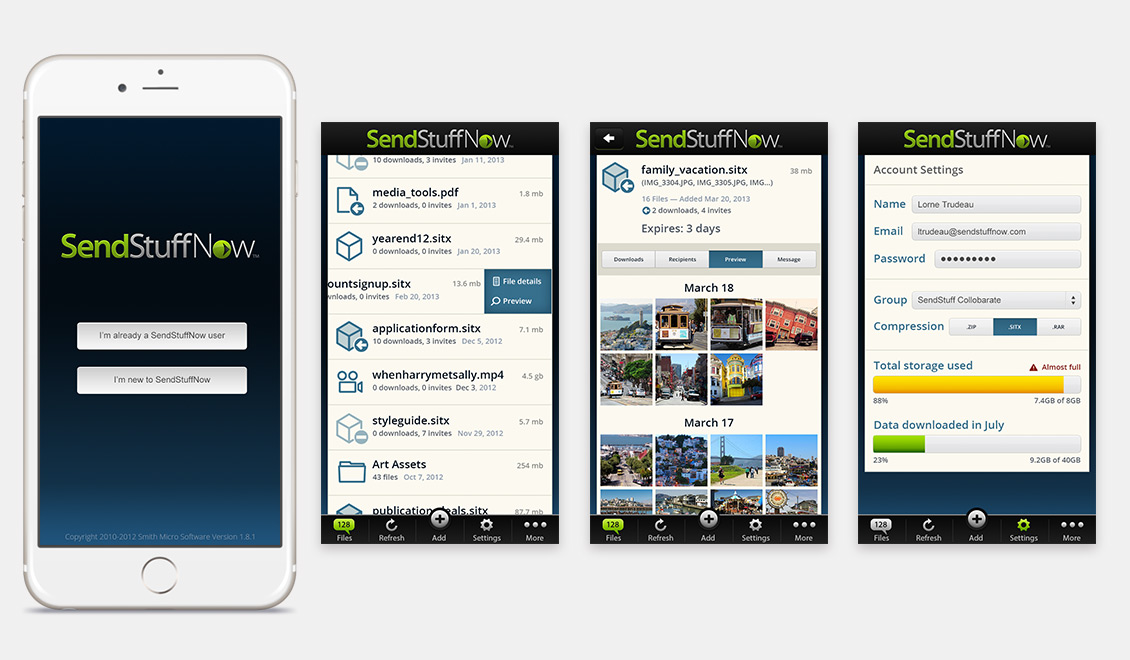 SendStuffNow iPhone App