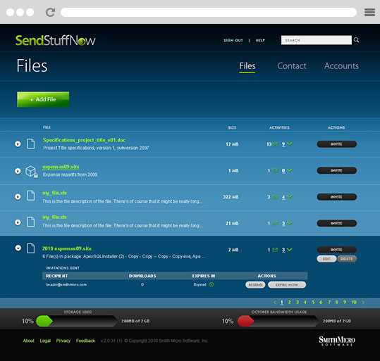 Send Stuff Now Responsive Website