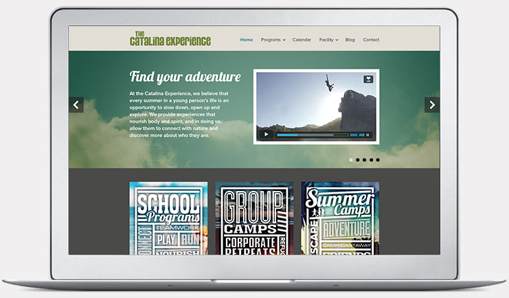 The Catalina Experience Mobile Responsive Wesbite
