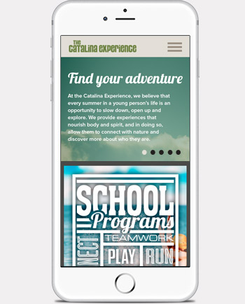 The Catalina Experience Responsive Website