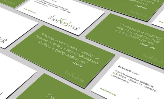 The Kind Mat Business Cards